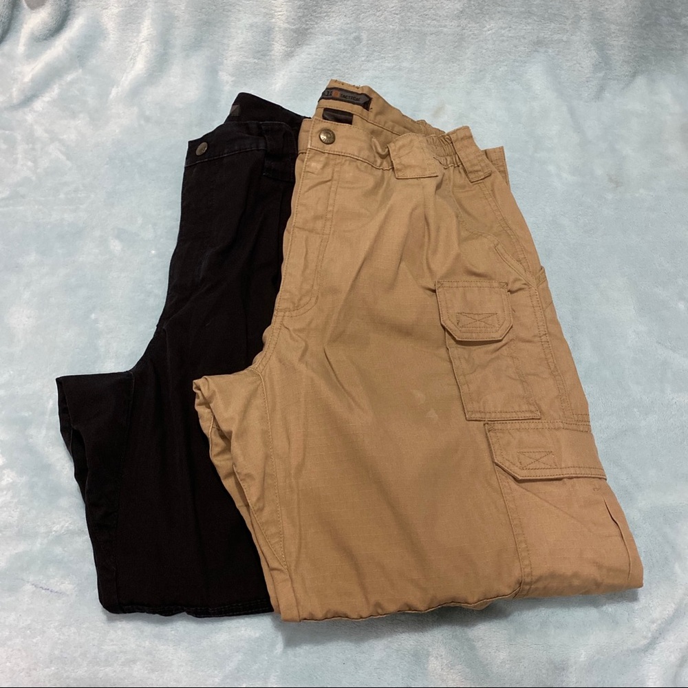 5.11 Tactical Cargo Pants Black and Khaki